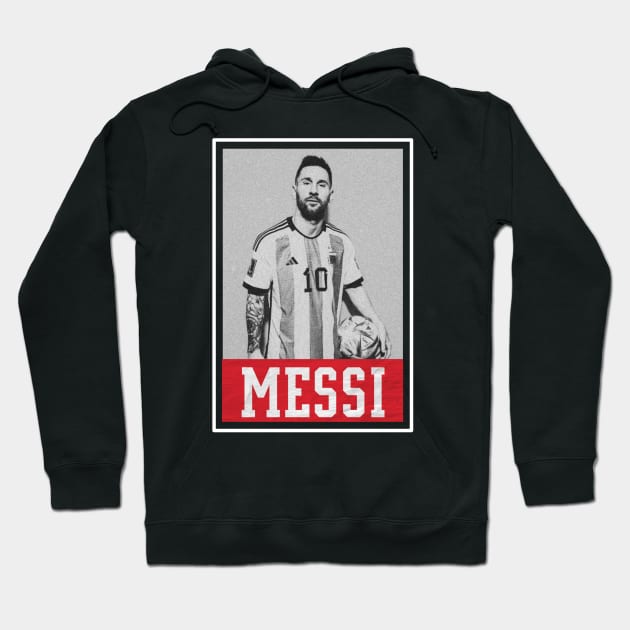 leo messi Hoodie by one way imagination